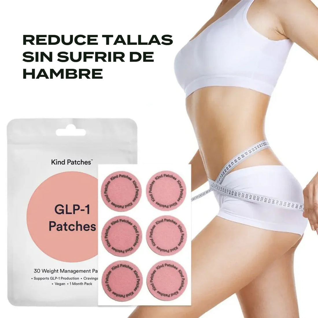 Parches Adelgazantes GLP‑1 Reduce Ansiedad y Antojos