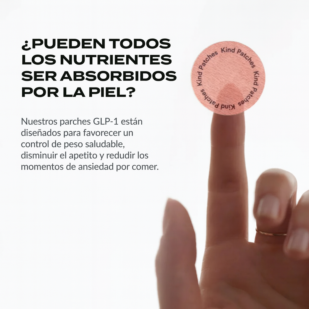Parches Adelgazantes GLP‑1 Reduce Ansiedad y Antojos