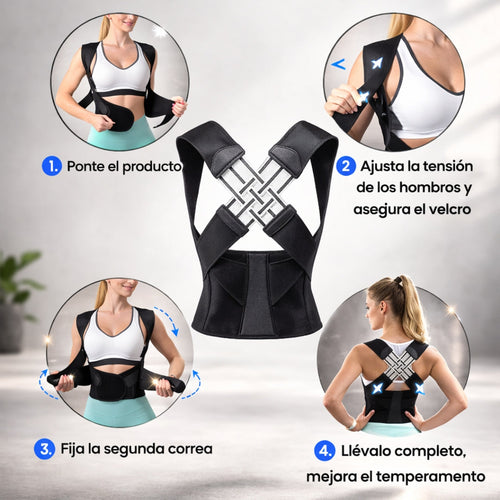 Corrector de espalda y alivio lumbar
